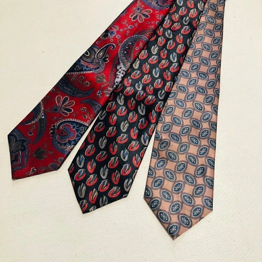 Etienne Aigner Mens Tie set of 3 Silk